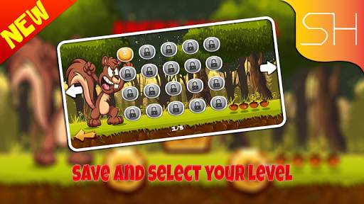 angry squirrel jungle adventure screenshot 2