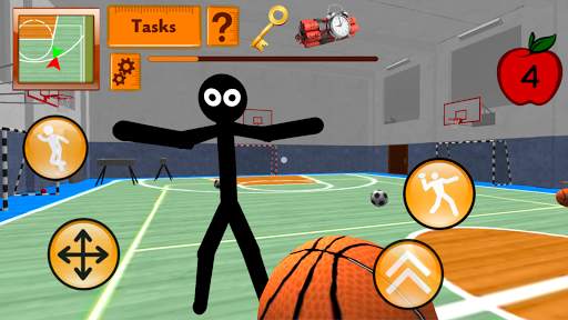 Stickman Teacher. Neighbor School Escape 3D screenshot 2