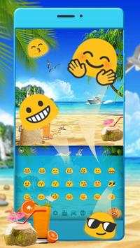 Summer Beach Keyboard Theme screenshot 3