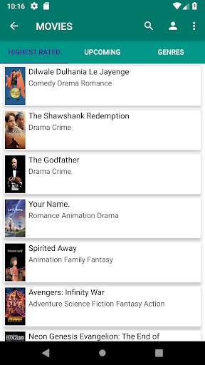 Movie Browser - Movie list screenshot 2