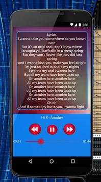 Song Hi5   Lyric screenshot 3