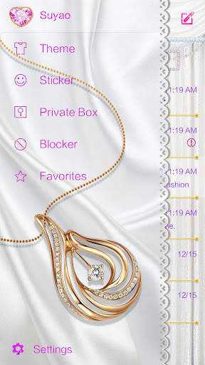 GO SMS PRO ANGEL TEARS THEME 5 تصوير الشاشة