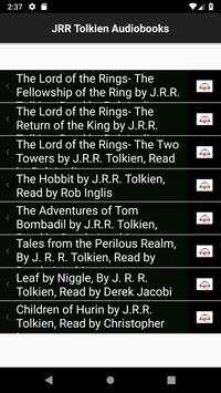 J.R.R. Tolkien Audio Books screenshot 1