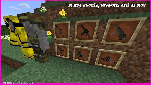 weapons for minecraft pe screenshot 1