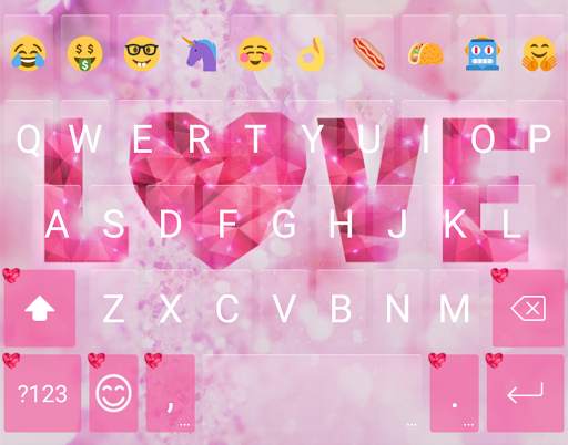 Love Emoji Keyboard Theme screenshot 6