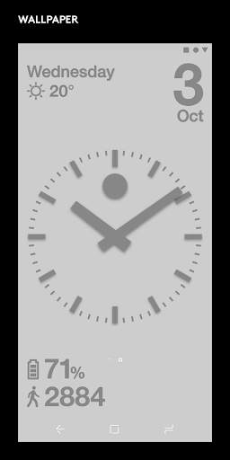 SwissClock Wallpaper and Widget screenshot 3