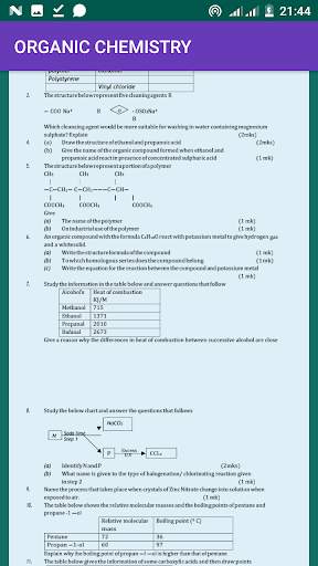 Organic Chemistry Notes  Revisions and Answers screenshot 7