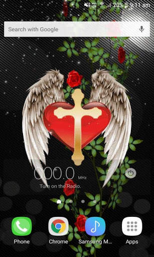 Cross Wings Live Wallpaper screenshot 2