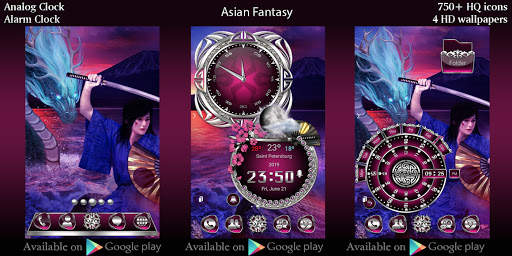 Asian Fantasy 3D Next Launcher theme screenshot 8