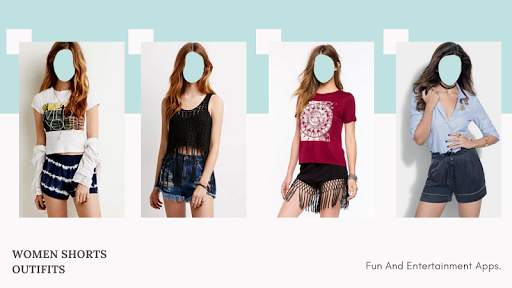 Women Shorts Outfit Photo Suit screenshot 1