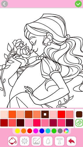 Juegos de pintar princesas screenshot 5