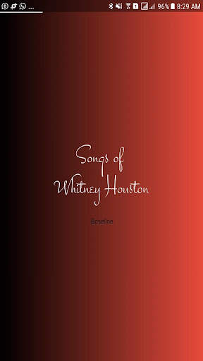 Songs of Whitney Houston screenshot 2