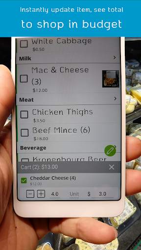 Shopping list one-handed easy: BigBag screenshot 6