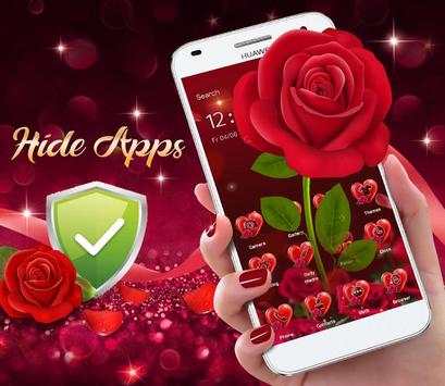 3D Red Rose Launcher screenshot 3