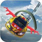 Flying Car Extreme Stunts Driving 1.1