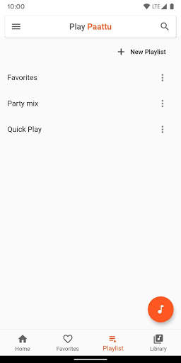 Play Paattu Music Player screenshot 2