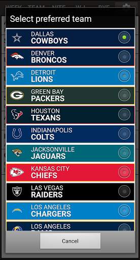 VS. NFL Football 2021 Game Schedule & Live Scores screenshot 8