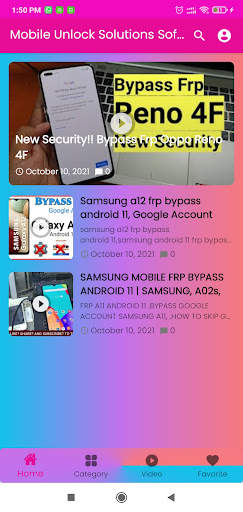 Mobile Software  Unlock screenshot 1