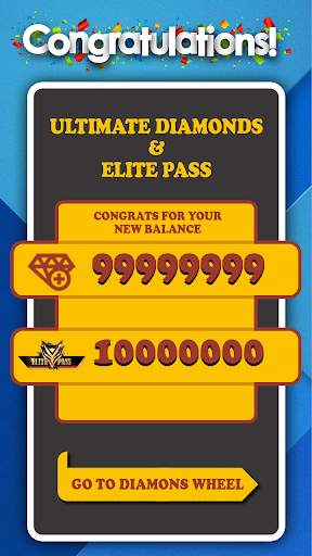 Free Diamonds Spin Wheel & Elite Pass 🔥 Fire screenshot 3