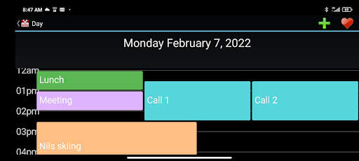 Calendar 2023, agenda screenshot 6