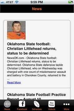 Football News - Oklahoma State screenshot 2