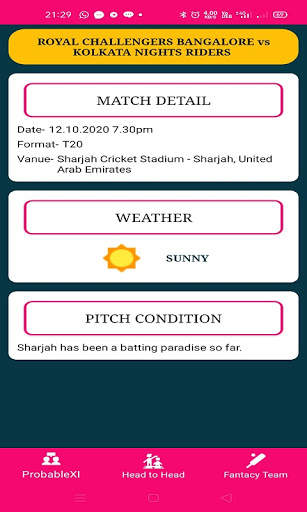 Cricket Forecast PRO screenshot 4