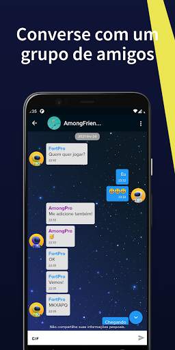 AmongFriends - Chat de Amigos para Among Us screenshot 1