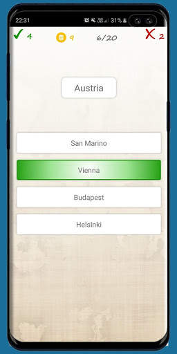 World Capitals Quiz screenshot 3