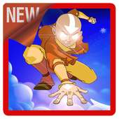 The legend avatar's:four elements Aang logo