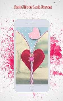 Love Zipper Lock Screen screenshot 6