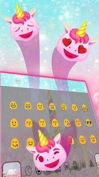 Glitter Unicorn Keyboard screenshot 3