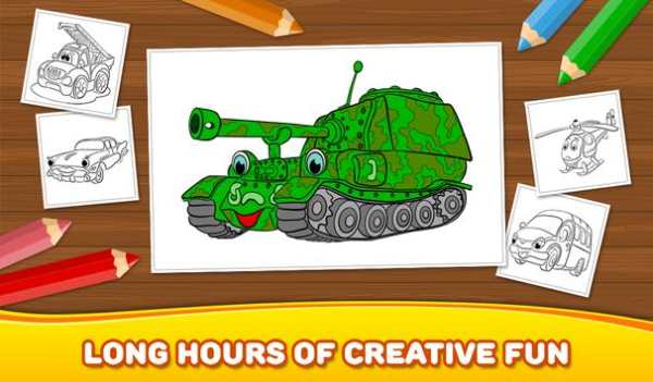 Free Boys Coloring Book: Cars screenshot 13