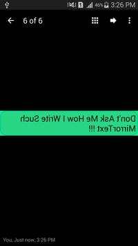 Mirror Text For Whatsapp screenshot 5