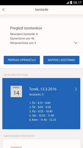 eAsistent screenshot 6