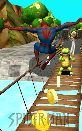 Spider Subway Run - Super Hero Dash скриншот 7