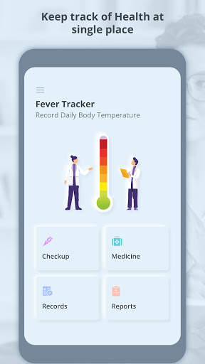 Fever Tracker : Record Daily Body Temperature screenshot 1