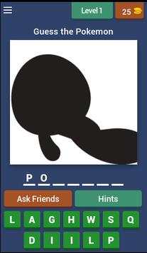 Mystery Quiz of Pokemon screenshot 1