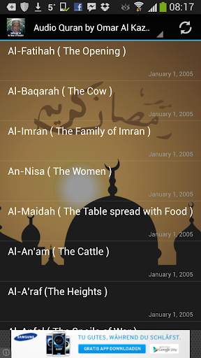 Audio Quran by Omar Al Kazabri screenshot 1