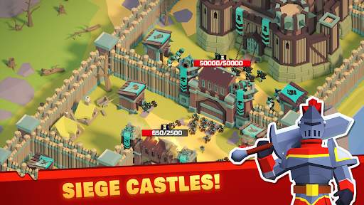 Idle Siege: War simulator game screenshot 1