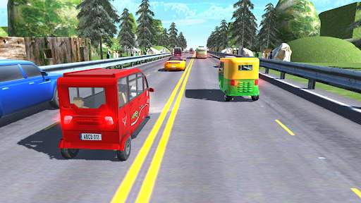 Tuk Tuk Rickshaw -Traffic Race screenshot 2