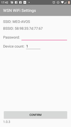 WSN WiFi Settings screenshot 2