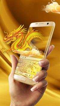 Golden dragon keyboard themes screenshot 2