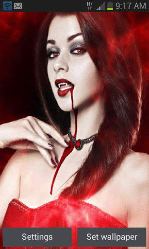 Bloody Vampire Live Wallpaper screenshot 1