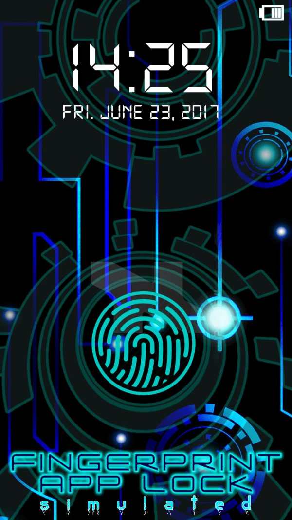 Fingerprint App Lock Simulated 10 تصوير الشاشة