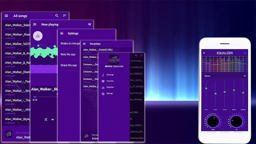 Music Player, Audio Player, Equalizer/Bass Booster screenshot 7
