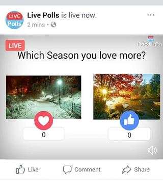 Facebook Live Polls screenshot 4