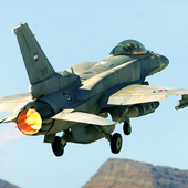 3D Desert Strike Plane Combat icon