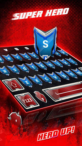 Super Heros Keyboard Theme screenshot 2
