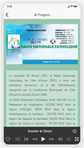 Radio Nationale Catholique (RNC) screenshot 3