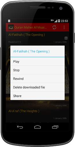 Quran Maher Al Muaiqly AUDIO screenshot 3